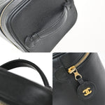 Chanel Vintage Timeless Cosmetic Case Caviar Tall - image 10