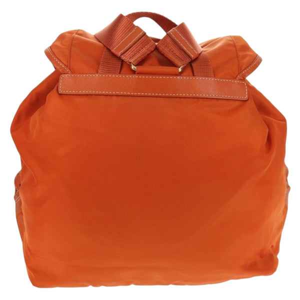 Prada Vela Double Front Pocket Backpack Tessuto with Saffiano Leather Small