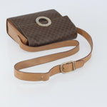 Celine Vintage Macadam Circle Logo Shoulder Bag Canvas and Leather - image 7