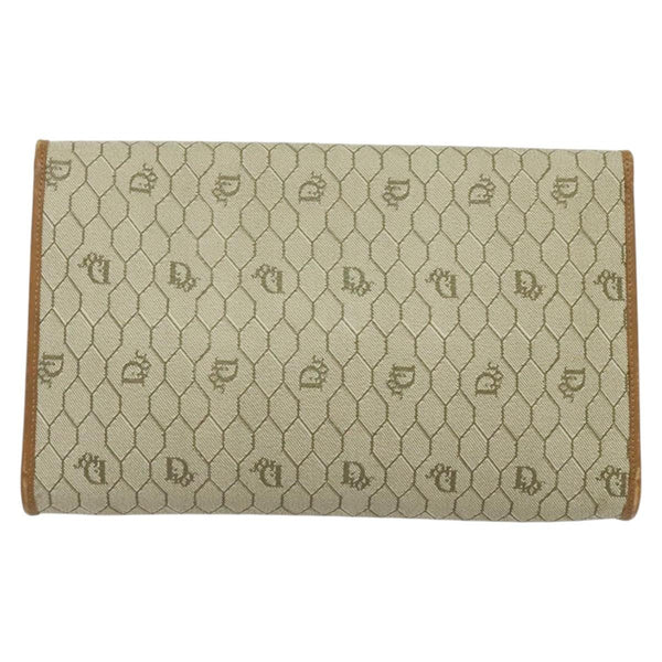 Christian Dior Vintage Honeycomb chain Canvas