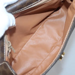Celine Vintage Macadam Shoulder Bag Canvas and Leather - image 5