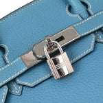 Hermes Touch Birkin Bag Blue Togo with Blue Matte Alligator and Gold Hardware 30 - image 12