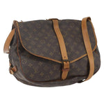 Louis Vuitton Saumur Handbag Monogram Canvas 35 - image 20