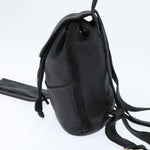 Fendi Logo Flap Drawstring Backpack Leather - image 3