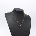 Christian Dior CD Round Pendant Necklace Metal - image 9