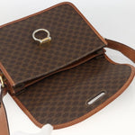 Celine Vintage Macadam Shoulder Bag Canvas and Leather - image 19