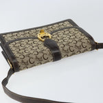 Celine C Sulky Shoulder bag Canvas and Leather - image 15
