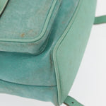 Gucci Vintage Bamboo Backpack Suede Medium - image 9