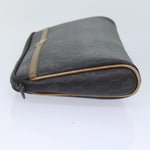 Christian Dior Vintage Honeycomb Zip Pouch Canvas and Leather - image 3