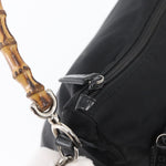 Gucci Vintage Bamboo Shoulder Bag Nylon - image 17