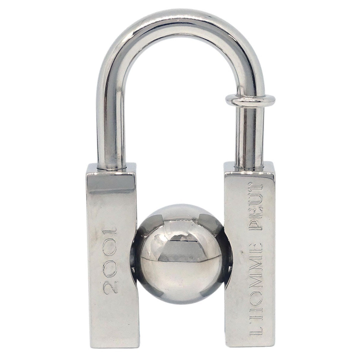 Hermes LHomme Peut Embellir La Terre Cadena Lock Charm Metal - image 1