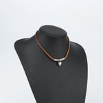Hermes Annee Mediterranee Cadena Charm Necklace Metal and Leather - image 8