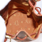 MCM Visetos Shoulder bag Canvas and Leather - image 5