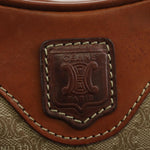 Celine Vintage Macadam Shoulder Bag Canvas and Leather - image 20