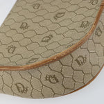 Christian Dior Vintage Honeycomb Shoulder Bag Canvas and Leather - image 11