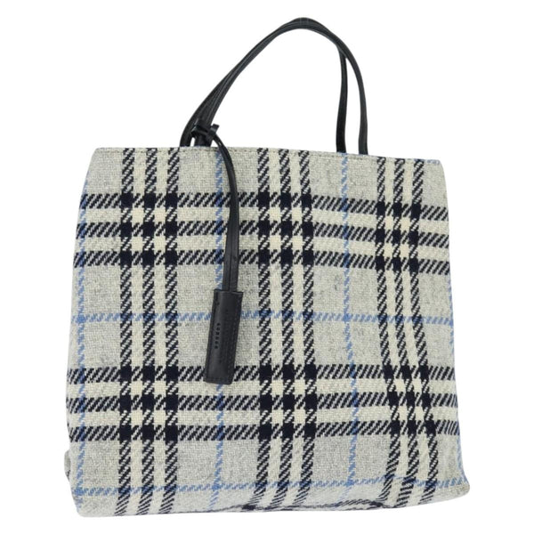 Burberry Nova Check Handbag Tweed - image 1