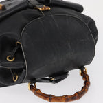 Gucci Vintage Bamboo Backpack Leather - image 15