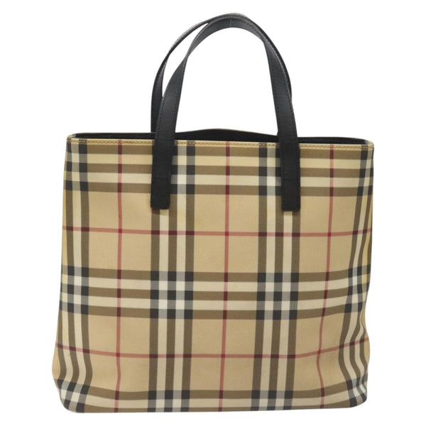 Burberry Nova Check Tote canvas check pattern Small