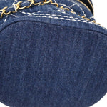 Chanel Vanity Case Quilted Denim - image 8