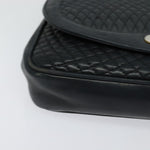 Bally Vintage Chain Shoulder Bag Quilted Leather - image 9