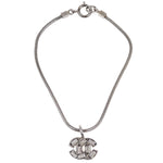 Chanel CC Chain Bracelet Metal with Faux Pearl - image 1