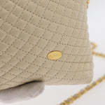 Bally Vintage Chain Shoulder Bag Quilted Leather - image 18