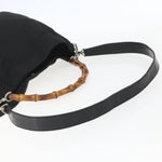 Gucci Vintage Bamboo Handle Open Hobo Nylon Medium - image 18