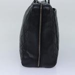 Chanel Vintage CC Zip Around Bowler Bag Quilted Caviar Medium - image 4