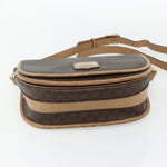 Celine Vintage Macadam Shoulder Bag Canvas and Leather - image 14
