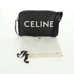 Celine Logo Messenger Bag Triomphe Coated Canvas Medium - image 14