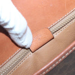 Celine Vintage Macadam Shoulder Bag Canvas and Leather - image 8