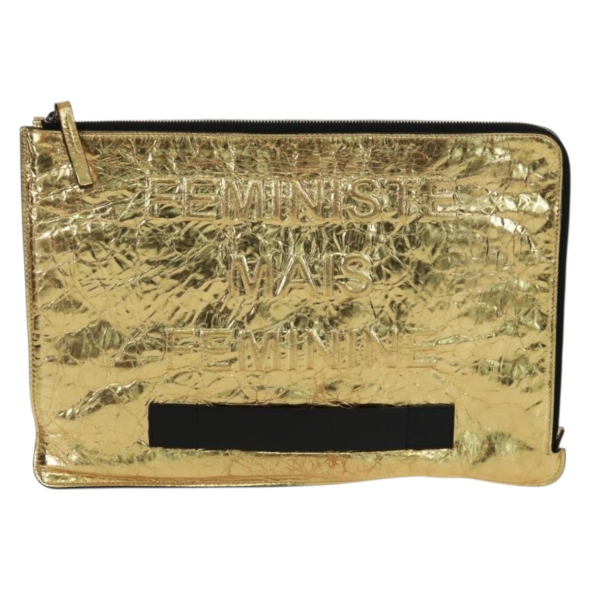 Chanel Feminine Pouch Crinkled Leather Medium - image 1