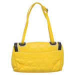 Chanel Two Tone Mademoiselle Lock Flap Bag Quilted Lambskin Large - image 2