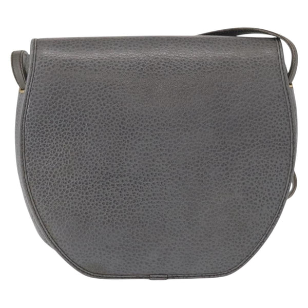 Christian Dior Vintage CD Logo Shoulder Bag Leather