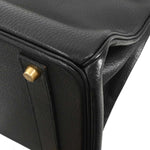 Hermes Birkin Handbag Black Ardennes with Gold Hardware 40 - image 7