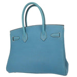 Hermes Touch Birkin Bag Blue Togo with Blue Matte Alligator and Gold Hardware 30 - image 2