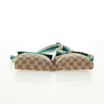 Gucci Vintage Double Belt Bag GG Canvas with Leather Small - image 16