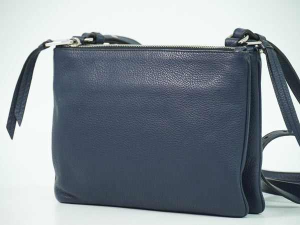 Prada Double Zip Crossbody Bag Vitello Daino Small