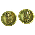 Chanel CC Button Clip-On Earrings Metal - image 2