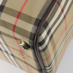 Burberry Vintage Duffle Bag Haymarket Canvas Large - image 11