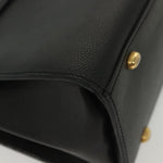 Celine Vintage Convertible Turnlock Top Handle Bag Leather Medium - image 10