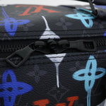 Louis Vuitton Keepall Bandouliere Bag Graffiti Monogram Eclipse Canvas 50 - image 12