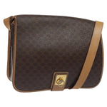 Celine Vintage Macadam Shoulder Bag Canvas and Leather - image 1