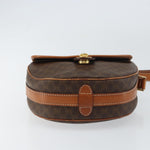 Celine Vintage Macadam Shoulder Bag Canvas and Leather - image 15