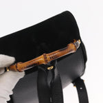 Gucci Vintage Bamboo Backpack Suede Mini - image 13