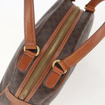 Celine Vintage Macadam Handbag Canvas and Leather - image 15