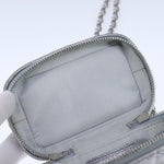 Chanel Classic Vanity Case with Chain Quilted Caviar Mini - image 20