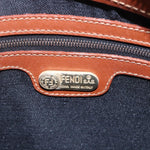Fendi Vintage Pequin Convertible Boston Bag Coated Canvas Medium - image 6