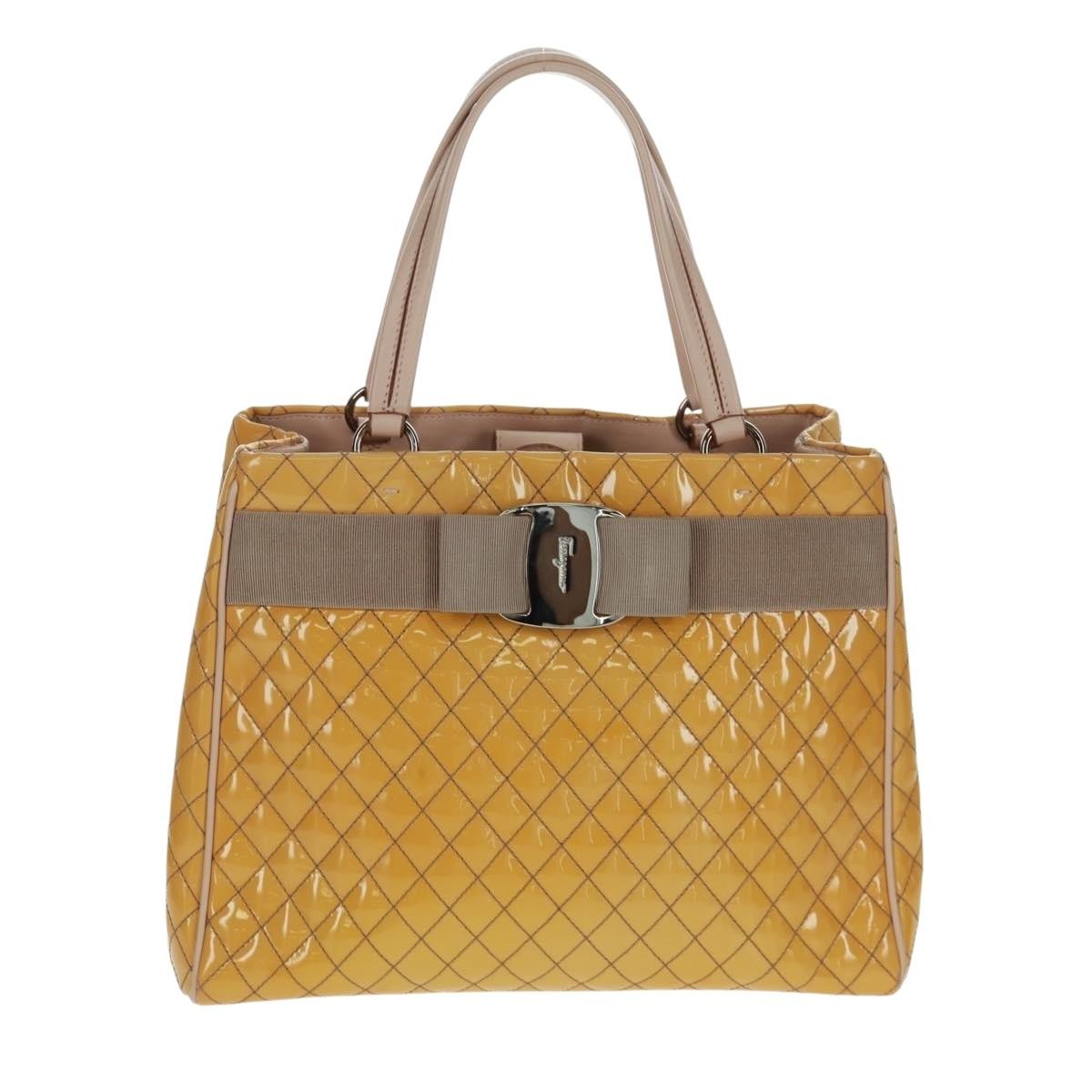 Salvatore Ferragamo Vala Handbag Patent leather - image 1
