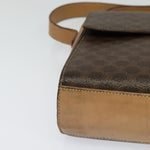 Celine Vintage Macadam Circle Logo Shoulder Bag Canvas and Leather - image 8